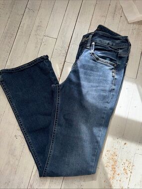 Silver Jeans Dark Blue Bootcut Stretch Jeans